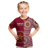 (Custom Text and Number) Tonga Eua High School T Shirt Class of Year Tongan Ngatu Pattern LT14 - Polynesian Pride