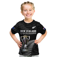 New Zealand 2022 Rugby T Shirt Black Fern Proud Champions RWC LT14 - Polynesian Pride