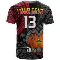 (Custom Text and Number) Papua New Guinea T Shirt Raggiana Birds of Paradise Happy 47th Independence Day LT13 - Polynesian Pride