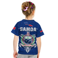 Toa Samoa Rugby T Shirt Siamupini Proud Blue LT13 - Polynesian Pride