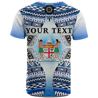 Custom Text and Number Fiji T Shirt Kaiviti Fijian Special Tapa Pattern LT14 - Polynesian Pride