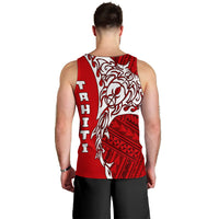 Tahiti French Polynesian Manta Spirit Guardian Tribal Pattern Men's Tank Top LT7 - Polynesian Pride