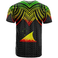 Tokelau T Shirt Polynesian Armor Style Reagge - Polynesian Pride
