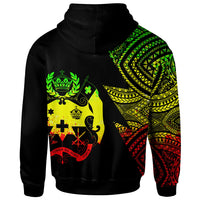 Tonga Custom Personalized Hoodie Flash Style Reggae - Polynesian Pride