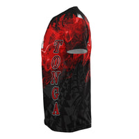 Tonga Polynesian T Shirt Smoking Style - Polynesian Pride