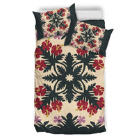 Hawaii Bedding Set - Ginger Hibiscus Plumeria Quilting Bedding Set - AH - Polynesian Pride