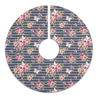 Tropical Butterfly Pink Tree Skirt - Polynesian Pride