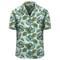 Tropical Flowers Monstera Leaf Hawaiian Shirt - Polynesian Pride
