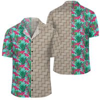 Tropical Strelitzia Blue Lauhala Moiety Hawaiian Shirt Unisex Art - Polynesian Pride