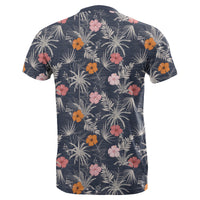 Hawaii Tropical Grey T Shirt - Polynesian Pride