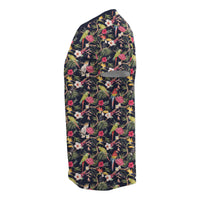 Hawaii Tropical Hibiscus, Strelitzia Palm Leaves T Shirt - Polynesian Pride