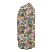 Hawaii Tropical Pineaapple T Shirt - Polynesian Pride