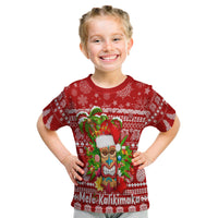 Hawaii Christmas T Shirt KID Mele Kalikimaka - Tiki LT7 - Polynesian Pride