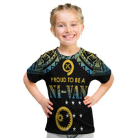 Vanuatu Proud To Be A Ni-Van - Polynesian Pattern T Shirt KID - Sanma Province LT7 Youth XL Size14 - Polynesian Pride