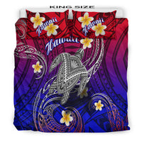 Hawaii Bedding Set Hawaiian Turtle Plumeria Mixed Polynesian Style LT9 - Polynesian Pride