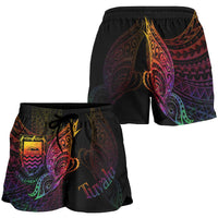 Tuvalu Women's Shorts - Butterfly Polynesian Style - Polynesian Pride