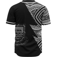 Tuvalu Custom Personalized Baseball Shirt - Flash Style White - Polynesian Pride