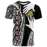 Tuvalu T Shirt Touch My Heart Unisex Black - Polynesian Pride
