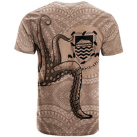 Tuvalu T Shirt Octopus Tentacle - Polynesian Pride