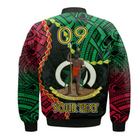 (Custom Personalised) Vanuatu Bomber Jacket Basic Coat Of Arms LT9 - Polynesian Pride