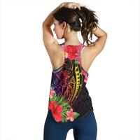 Vanuatu Women's Racerback Tank - Tropical Hippie Style - Polynesian Pride