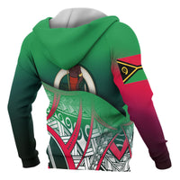 Vanuatu Coat of rms Hoodie Polynesian Pattern - Polynesian Pride
