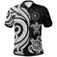 Chuuk Polynesian Polo Shirt White Tentacle Turtle Unisex White - Polynesian Pride