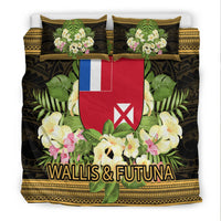 Wallis and Futuna Bedding Set - Polynesian Gold Patterns Collection - Polynesian Pride