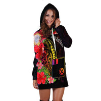 Wallis and Futuna Hoodie Dress - Tropical Hippie Style - Polynesian Pride