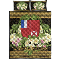 Wallis and Futuna Quilt Bed Set - Polynesian Gold Patterns Collection - Polynesian Pride