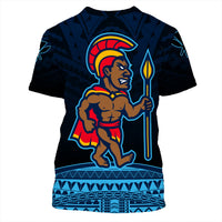 Hawaiian Polynesian Kanaka Warrior T Shirt Strong Style - Polynesian Pride