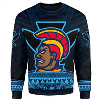 Hawaiian - Polynesian Kanaka Warrior Sweat Shirt - Strong Style - AH - Polynesian Pride