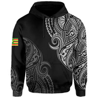 Personalized Hawaii Kanaka Map Polynesian Warrior Ikaika Hoodie William Style White - Polynesian Pride