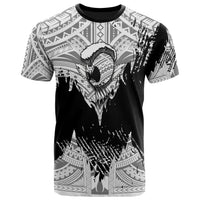 Hawaii Polynesian Warrior Ikaika T Shirt Benjamin Style White - Polynesian Pride