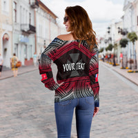 (Custom Personalised) Wallis And Futuna Women's Off Shoulder Polynesian LT6 - Polynesian Pride