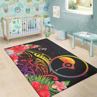 Yap State Area Rug - Tropical Hippie Style - Polynesian Pride