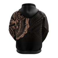 Polynesian Full Sleeve Tattoo Zip up Hoodie Blush Color LT7 - Polynesian Pride