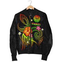 Polynesian Tahiti Men's Bomber Jacket - Legend of Tahiti (Reggae) - Polynesian Pride