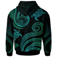 Palau Hoodie Polynesian Turtle With Pattern - Polynesian Pride