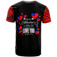 Samoa Valentine Day Couple T Shirt LT2 - Polynesian Pride