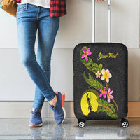 New Caledonia Polynesian Custom Personalised Luggage Covers - Plumeria Tribal - Polynesian Pride