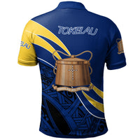 Tokelau Polo Shirt Custom Symmetrical Lines - Polynesian Pride