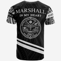 Marshall Islands T Shirt In My Heart Style Polynesian Patterns - Polynesian Pride
