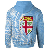 Fiji Hoodie Custom Wings Style - Polynesian Pride