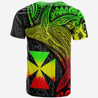 Wallis and Futuna T Shirt Humpback Whale & Coat of Arms Reggae - Polynesian Pride