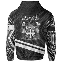 Fiji Hoodie In My Heart Style Polynesian Patterns - Polynesian Pride