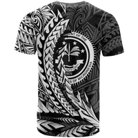Federated States of Micronesia T Shirt White Custom Wings Style - Polynesian Pride