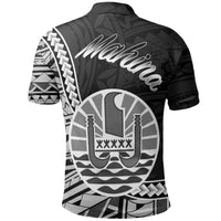 French Polynesia Polo Shirt Mahina Seal Of French Polynesia Polynesian Patterns - Polynesian Pride