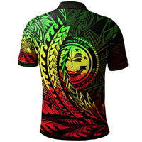 Federated States of Micronesia State Polo Shirt Reggae Custom Wings Style - Polynesian Pride