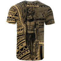 Chuuk State T Shirt Seal of Chuuk State Polynesian Gold Patterns - Polynesian Pride